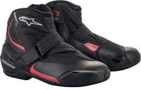 Alpinestars 2224521-13-43, Alpinestars SMX-1 R V2, Kurzstiefel - Schwarz/Rot -...
