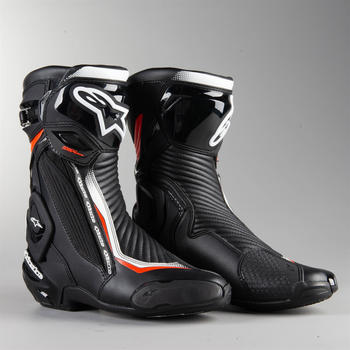 Alpinestars SMX Plus V2 Boots Black/White/Red