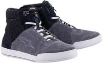 Alpinestars 2512522-1247-8, Alpinestars Chrome Air Motorradschuhe Schwarz Grau...