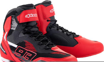Alpinestars Austin riding shoes Knitted red/black