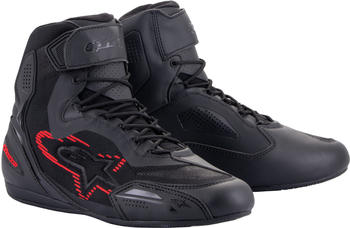 Alpinestars Faster 3 Rideknit Motorradschuhe schwarz-grau-rot