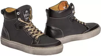 Helston's Maya Damen Motorradschuhe schwarz-grau