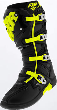 FXR FXR Factory Ride 2023 Motocross Stiefel schwarz-gelb