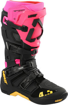 Leatt 4.5 Motocross Stiefel schwarz-pink
