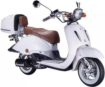GT Union Strada 125 ccm wei&szlig;/braun