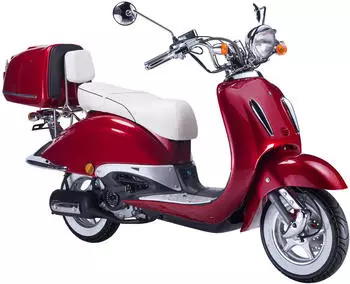 GT Union Strada 125 ccm rot/wei&szlig;