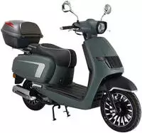 Motorroller Venis 125ccm 85km/h, Euro 5, gr&uuml;n matt, mit Top Case, GT union - Gr&uuml;n