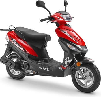 LuXXon Prime 49,6 ccm 45 km/h Euro 5 rot/schwarz