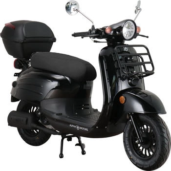 Alpha Motors Adria 50 ccm 45 km/h mit Topcase schwarz