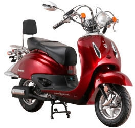 Alpha Motors Motorroller Retro Firenze 125 ccm 85 km/h Euro 5+ mit Lenkerschloss