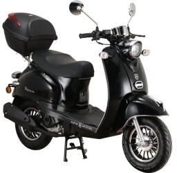 Alpha Motors Motorroller Venus 50 ccm 45 km/h Euro 5 (mit Topcase) im Retro-Look