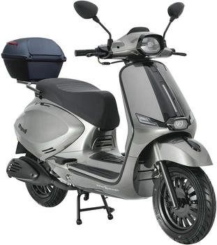 Alpha Motors Napoli 50 ccm 45 km/h EURO 5 silber-schwarz inkl. Topcase