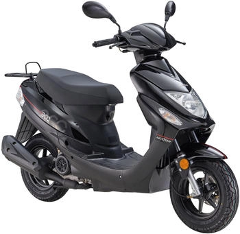 LuXXon ECO (45km/h) 50 ccm City-Roller EFI 50 ccm 45 km/h Euro 5 Kraftstoffeinspritzung (EFI) Lenkerschloss Staufach Roller schwarz