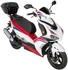 GT Union Striker 125 124,6 ccm 85 km/h Euro 5 (Set mit Topcase) Luftgekühlter Motor weiß