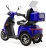 Eco Engel Elektromobil Seniorenmobil 506 Braun 20 Ah Li-Io Akku Herausnehmbar 1000,00 W 25,00 km/h inkl.Topcase Blau