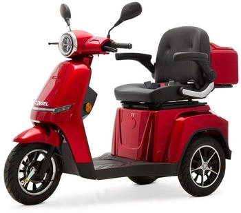 Eco Engel Elektromobil Seniorenmobil 506 Braun 20 Ah Li-Io Akku Herausnehmbar 1000,00 W 25,00 km/h inkl.Topcase Rot