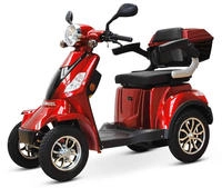 ECO ENGEL 510 Rot 20 Ah Li-Io Akku E-Scooter 4 R&auml;der 25 km/h Seniorenmobil