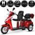 Eco Engel Elektromobil 503 mit 20 Ah Li-Io Akku Seniorenmobil 1000,00 W 25,00 km/h inkl. Topcase Rot
