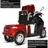 Eco Engel Elektromobil 503 mit 20 Ah Li-Io Akku Seniorenmobil 1000,00 W 25,00 km/h inkl. Topcase Rot