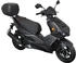GT Union Motorroller Striker 45 49,5 ccm 45 km/h Euro 5 (Set mit Topcase) Luftgekühlter Motor schwarz 71 cm x 181 cm x 115 cm