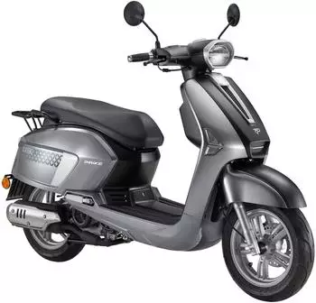 Prike Motorroller Classic VL50 (45km/h) 50 ccm 50 ccm 45 km/h Euro 5 Kraftstoffeinspritzung (EFI) Lenkerschloss Staufach Scooter LED silber