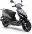 LuXXon Motorroller Prime 2 50 ccm 45 km/h Euro 5 10 Zoll Automatik Benzinbetrieben 1 Zylinder 4-Takt grau