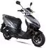 GT Union Motorroller Sonic X 45 49,6 ccm 45 km/h Euro 5 (Komplett-Set 2 tlg) Luftgekühlter Motor silberfarben/schwarz