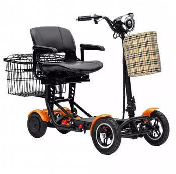 Urban Hopper Best Ager Fold 4-wheel orange