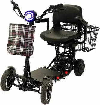Urban Hopper Best Ager Fold 4-wheel black