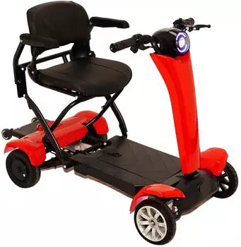 Urban Hopper Best Ager Fold PRO 4 wheel red