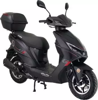 GT Union Motorroller Sonic X 25 49,6 ccm 25 km/h Euro 5 Luftgek&uuml;hlter Motor mattschwarz