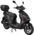 GT Union Motorroller Sonic X 25 49,6 ccm 25 km/h Euro 5 Luftgekühlter Motor mattschwarz