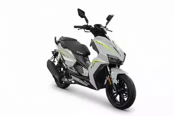 GT Union Motorroller "Matador A7 50 ccm 25 km/h" grau grün schwarz Motorroller ohne Topcase 25 km/h B:74,4cm H:110cm L:190,7cm (39034501-0) grau grün schwarz