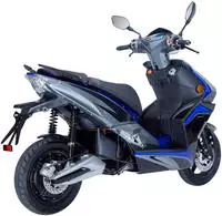 GT UNION E-Motorroller e-Striker 45, 45 km/h, Bosch-Motor blau|schwarz