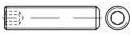 TOOLCRAFT GEWINDESTIFT DIN913 45 H M 141,530 (50)