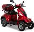 Rolektro Elektromobil »Rolektro E-Quad 25 V.3, Lithium«, 25 km/h, (mit Topcase), rot