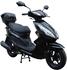 GT UNION Motorroller GT3, 50 ccm, 45 km/h, Euro 4, (Set), inkl. Topcase schwarz