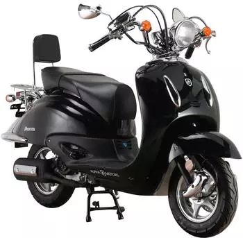 Alpha Motors Motorroller Firenze 125 ccm, schwarz