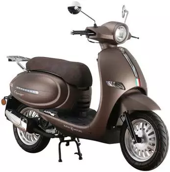 Alpha Motors Motorroller Cappucino 50 ccm, mattbraun