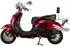 Alpha Motors Motorroller Retro Firenze, 50 ccm, 45 km/h, Euro 5, mattschwarz rot