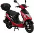 Alpha Motors CityLeader 50 (45 km/h) rot + Topcase