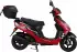 Alpha Motors CityLeader 50 (45 km/h) rot + Topcase