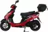 Alpha Motors CityLeader 50 (45 km/h) rot + Topcase