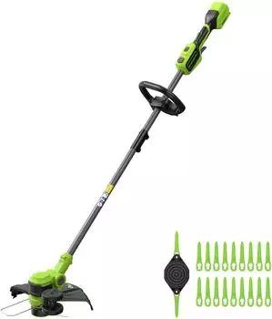 Greenworks 24 V Akku-Rasentrimmer 33 cm ohne Akku & Ladegerät