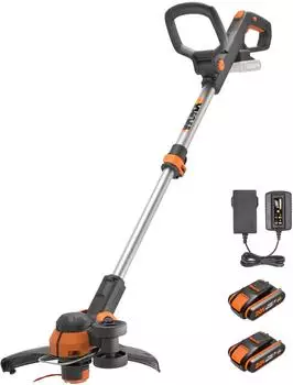 Worx WG163E Akku-Rasentrimmer 20V MAX 30cm Schnittbreite (WG163E)
