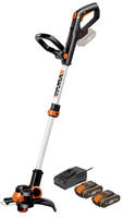 Worx Wg163e.2 - Akku-trimmer (20 V, 2,0 Ah, Powershare, 2-in-1 Trimmer Und