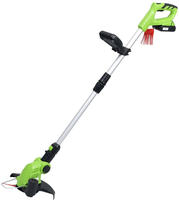 vidaXL Teleskop-Rasentrimmer mit Akkupack 20 V 1500 mAh Li-Ionen