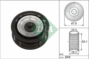 Ina Umlenk-/F&uuml;hrungsrolle &Oslash;67mm 67mm f&uuml;r FIAT 532 0619 10