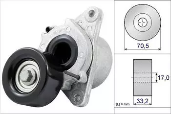 Ina Riemenspanner 70mm f&uuml;r NISSAN 534 0435 10