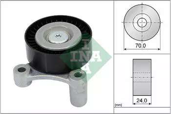 Ina Umlenk-/F&uuml;hrungsrolle &Oslash;70mm 70mm f&uuml;r POLESTAR VOLVO 532 1002 10